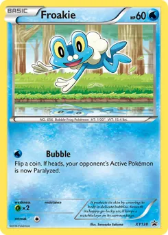 XY Black Star Promos Froakie Pokémon card